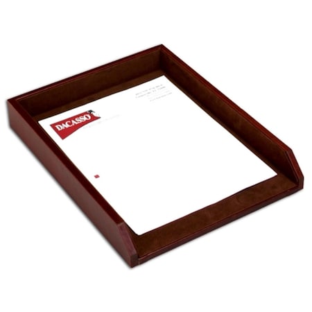 Dacasso Leather Front-Load Letter Tray DA86742